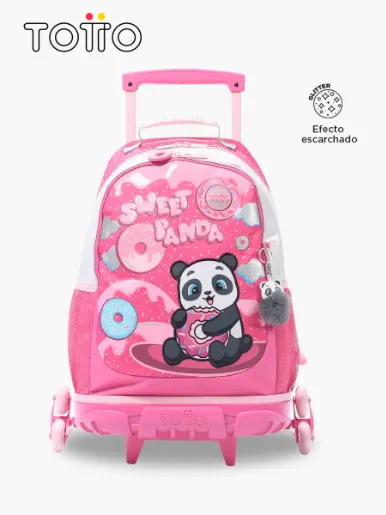 Totto - Mochila Ruedas Sweet Panda L