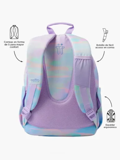 Totto - Mochila Pc Acuarela