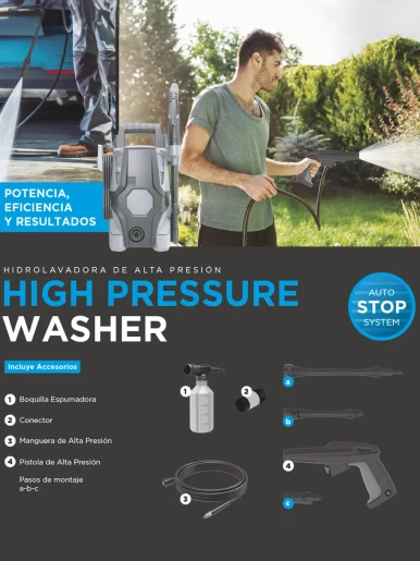 Combo Navitech  Robot Aspiradora 2 en 1 + Hidrolavadora