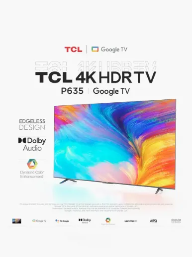 Smart Tv TCL  55" 55P635 4K HDR - Google TV