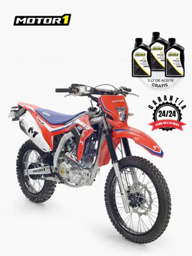 Motor 1 M1R 200cc - Moto A Gasolina | Rojo