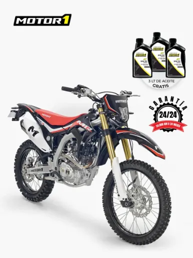 Motor 1 M1R 250 - 250cc - Moto A Gasolina | Negro