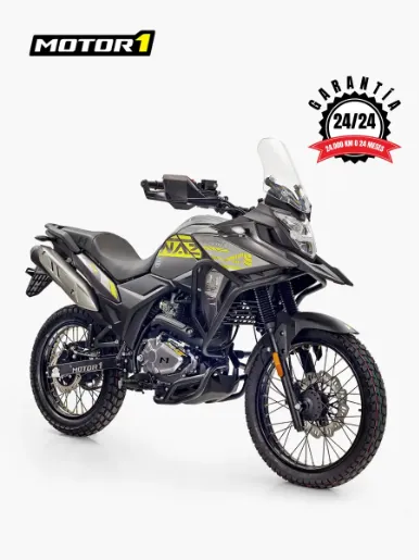 Motor 1 Nazca 250 - 250cc - Moto a Gasolina | Negro / Amarillo