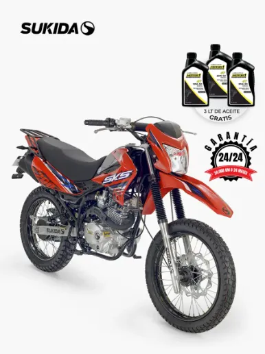 <em class="search-results-highlight">Sukida</em> Sks 200 - 200 cc - Moto a Gasolina | Rojo