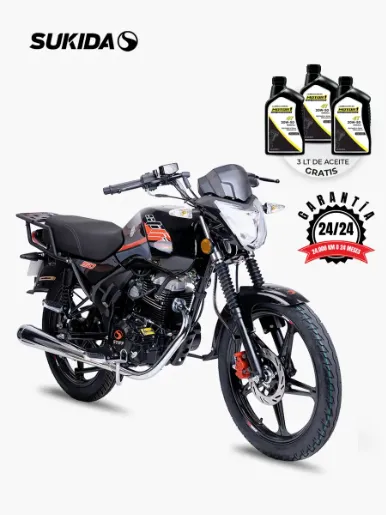 <em class="search-results-highlight">Sukida</em> Stiff 150 - 150cc - Moto a Gasolina | Negro