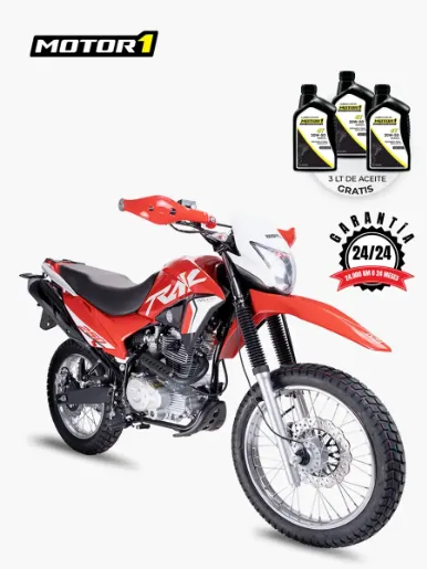 Motor 1 Trail 250 - 249 cc - Moto A Gasolina | Rojo