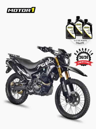 Motor 1 Trail 250 - 250cc Black Series - Moto a Gasolina | Negro