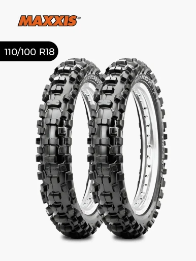 Set de Llantas de Moto R18 - 110/100 Maxxis M7318