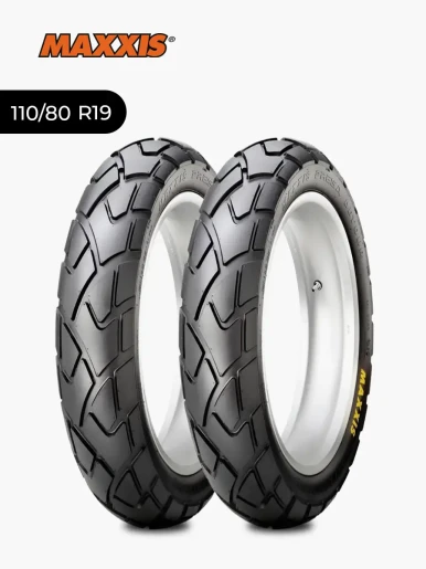 Set de Llantas de Moto R19 - 110/80 Maxxis MAPD