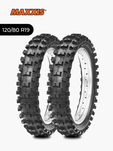 Set de Llantas de Moto R19 - 120/80 Maxxis M7332