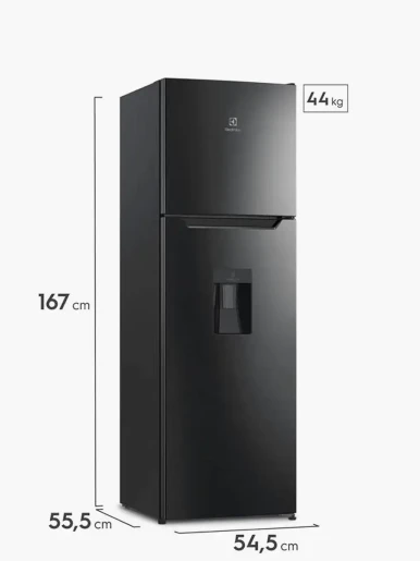 Refrigerador No Frost Top Mount Electrolux ERT28F3Q4BB - 251 Lts | Negro