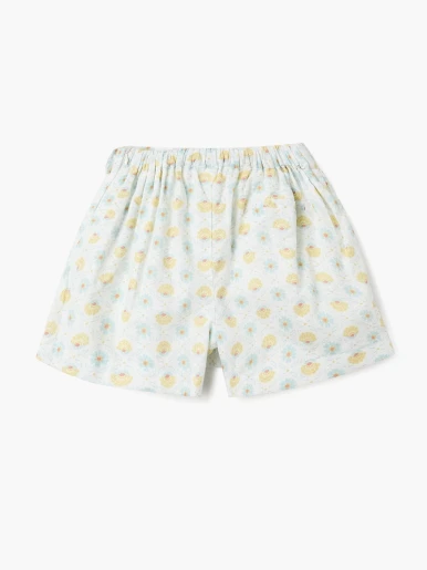 Zippy - Falda Short Floreada Escolar