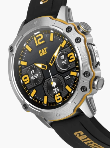 SmartWatch Caterpillar  Doble Correa| Negro - Amarillo