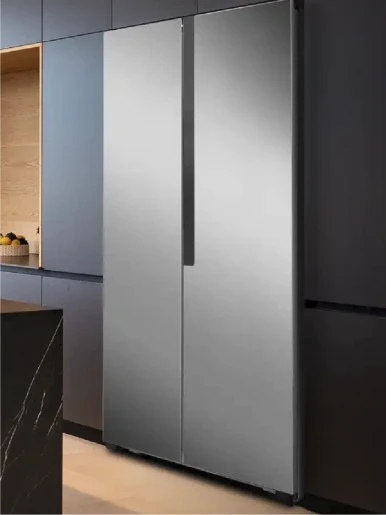 Combo Refrigeradora Hisense Side by Side 413L + Freidora de Aire Innova 3.5L