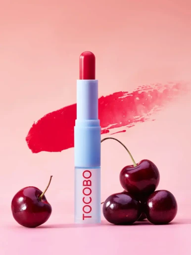 Tocobo - Bálsamo Labial con Color Glow & Glass | Cherry